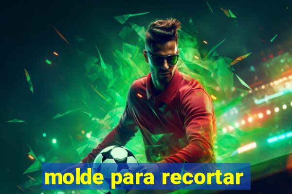 molde para recortar